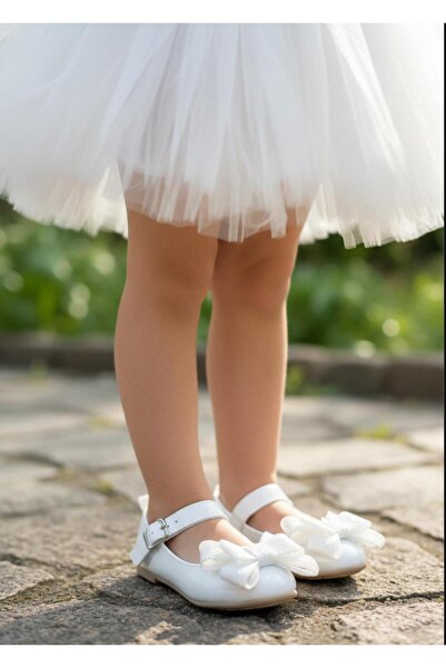 Gala babete pentru copii cu fundita argintie