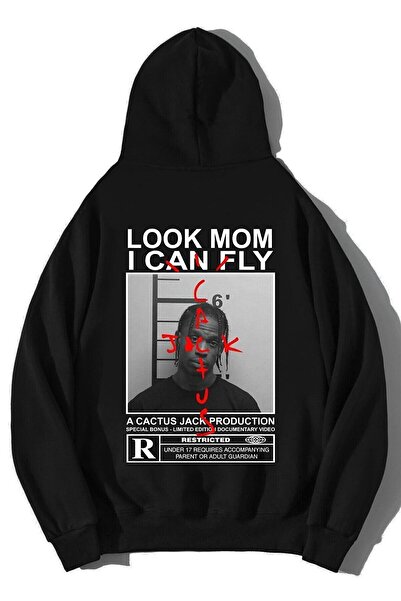 LAND MODA Unisex Oversize Travis Scott Cactus Jack Hoodie