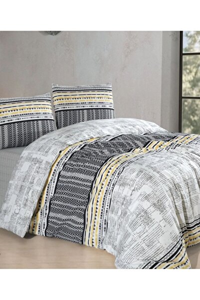 VELLON HOME طقم غطاء لحاف مزدوج من القطن