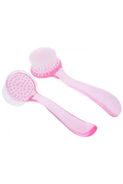 Pink Nails Στρογγυλή ροζ βούρτσα σκόνης