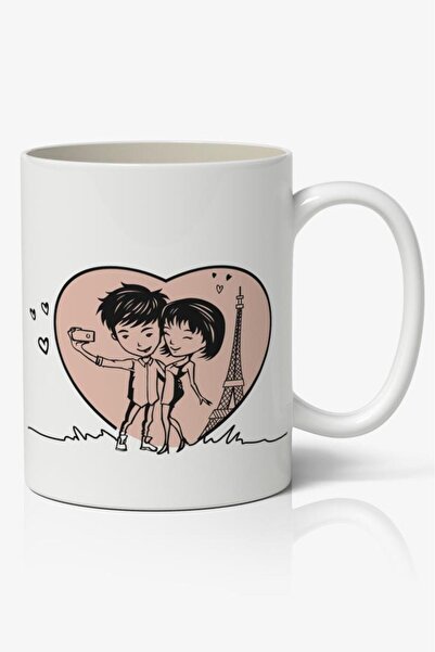 Toyaso عيد الحب السعيد 14 فبراير 07 كوب أبيض بتصميم خاص هدية للحبيب