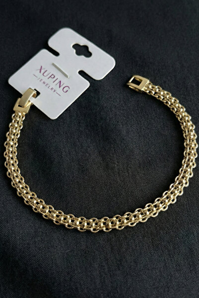 Modacaprea Xuping 14K Toplu Taşlı Kadın Bileklik – 19 cm | Kadın Xuping Takı