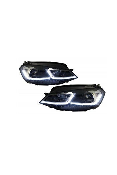 Genel Markalar Vw Golf 7.5 J Led Ön Far Lambası Takımı Silver 2016