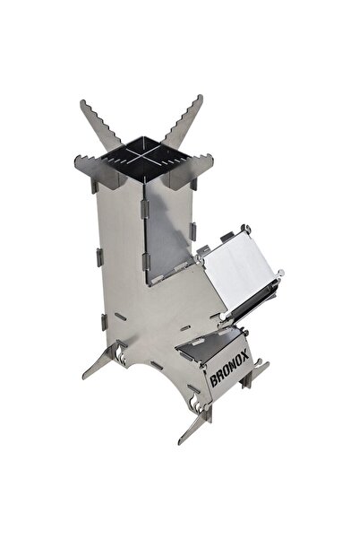 BRONOX RO Soba tip racheta pliabila 125/125 pentru camping si curte, ideala p...