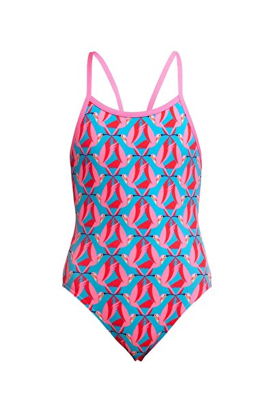 FUNKİTA ملابس سباحة للتدريب للفتيات من SS In A Flap – ملابس سباحة بحمالات رفيعة