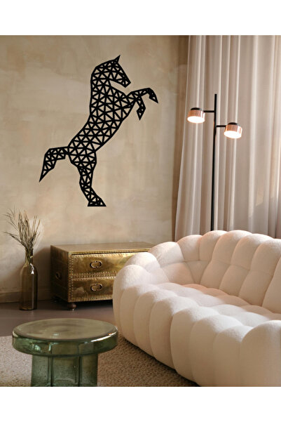 ATÖLYE KANS LAZER KESİM TABLO ŞAHLANMIŞ AT