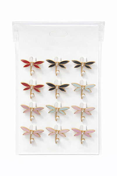 OEM Set de 12 broșe Mărțișor pe carton de prezentare, 17x10 cm, cadou de 1 Ma...