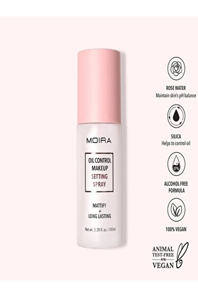 MOİRA بخاخ تثبيت المكياج للتحكم في الزيوت OMS001