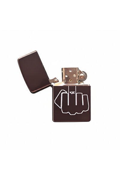 Otto Common Classic Metal Windproof Lighter - Zippo Style & Refillable 50