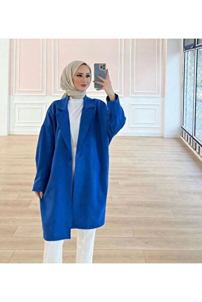 TANISA Arelis Button Detail Long Blazer Jacket Tns-4296