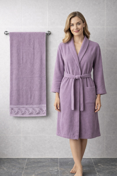 Baymen Bornoz banyo havlusu