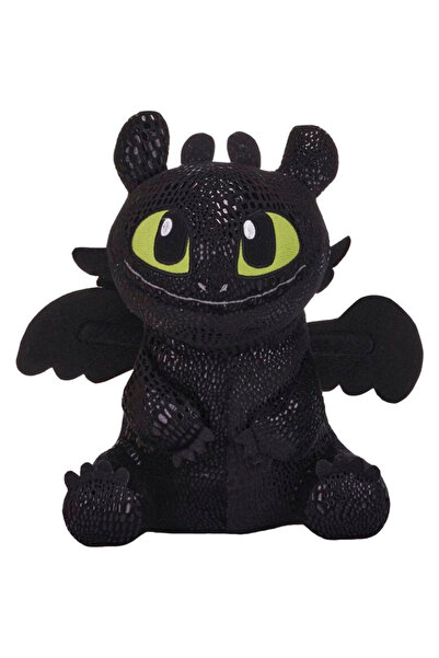 Whitehouse Leisure Jucarie din plus Toothless negru, Dragons, 22 cm