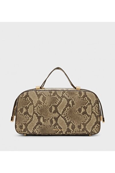 Anne Klein Snake Patterned Handheld Bag