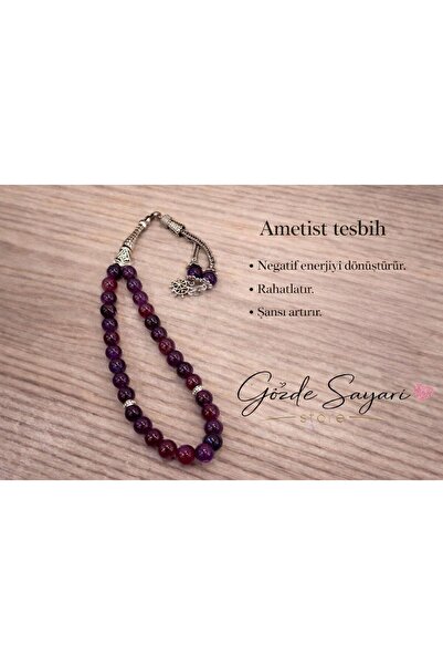 Gözde Sayarı Store مسبحة حجر الجمشت