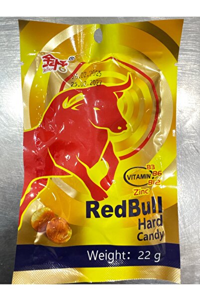 JINLIANG REDBULL VITAMIN HARD CANDY 22g