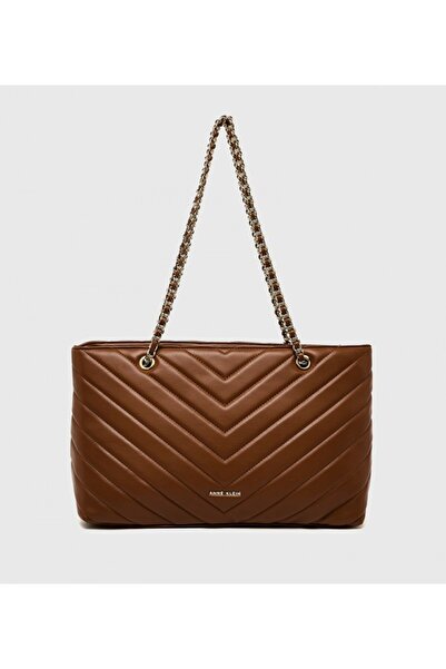 Anne Klein حقيبة كتف قابلة للتحويل بتفاصيل شعار العلامة التجارية