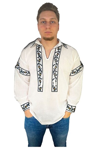 rody's forever Men's RB 331 shirt, size XL, white/latte brown