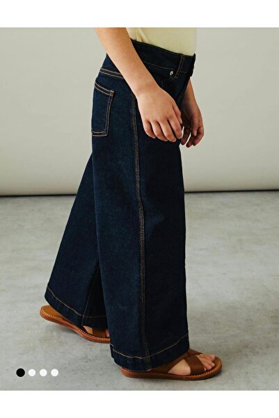 BOBBY JR KİDSWEAR Orange Stitched Loose Fit Jeans