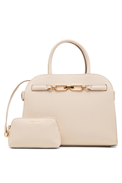 Anne Klein Logo Detail Satchel Bag