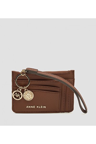 Anne Klein محفظة بسحاب مزينة بشعار العلامة التجارية