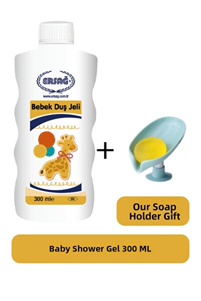 Ersağ جل استحمام للأطفال من ERSAG 300 مل + (هدية صابون) 258-24
