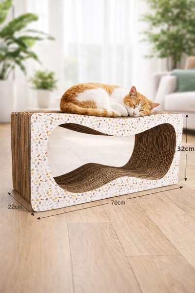 Yelbegen خدش القط من الورق المقوى