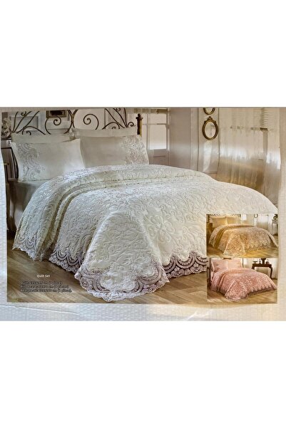 BURYAHOME Double Bridal Blanket Set 6 Pieces