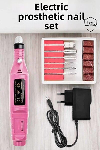 Epilons مجموعة مانيكير وباديكير لتنظيف مسامير القدم من Bfs مع منفذ USB كهربائي