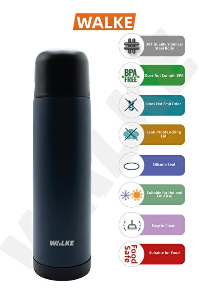 Walke Premium 750 ml Double Layer Stainless Steel Thermos Cup 0.75 ml