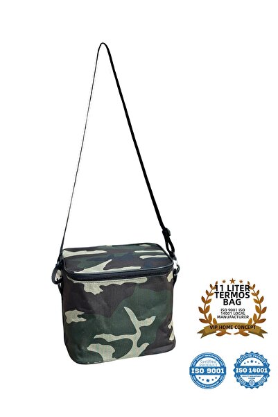 Vip Home Concept Geanta Termos Vip Cooler 11 lt Tip Plajă Buză Termos - CAMUFLAJ