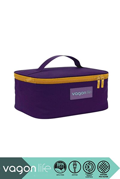 Vagonlife Geantă termoizolantă pentru termos și cutie de prânz, cu dimensiuni...