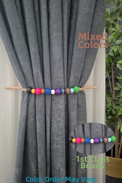 Armashine Στήριγμα κουρτινών Bohemian Style Γυαλισμένο Ξύλινο 1 Τεμάχιο