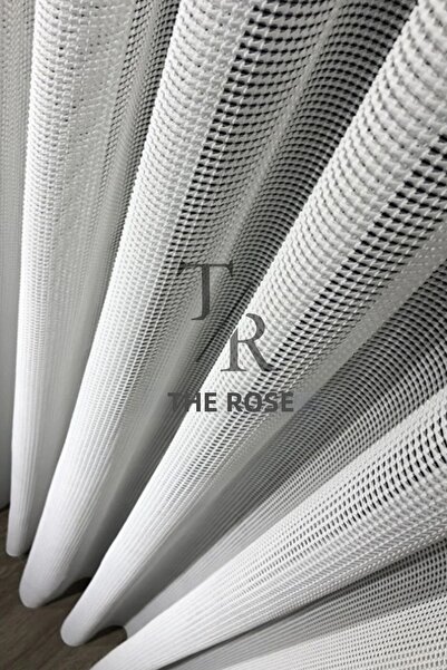 The Rose Tul macrame de lux, pliat în puncte, lux, modern, sufragerie, alb ca...