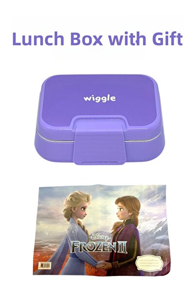 WİGGLE 1030ml Lunchbox New Single Layer 2 Compartment Stainless Steel Lunch B...