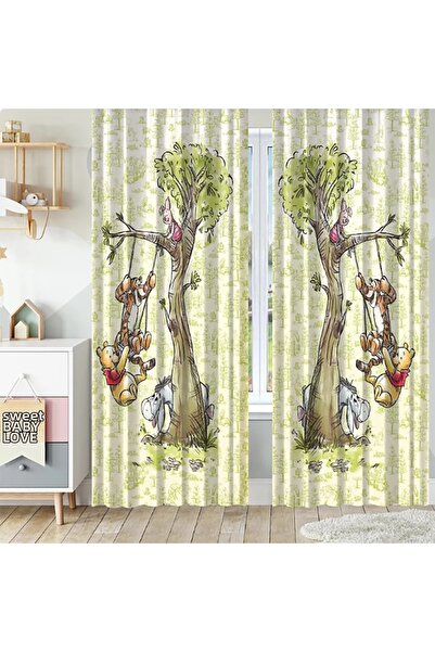 PRINTOPIA Cute Winnie the Pooh Patterned Single Wing Children's and Baby's Ro...