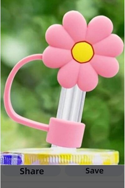 alisa 1 Piece Daisy Flower Thermos Straw Lid 10mm