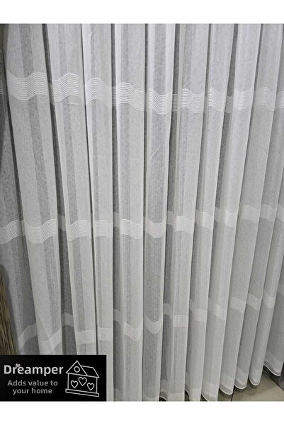 RÜYAPER Seria italiană de sezon nou, perdea de tul victoriană cu pliuri frecv...