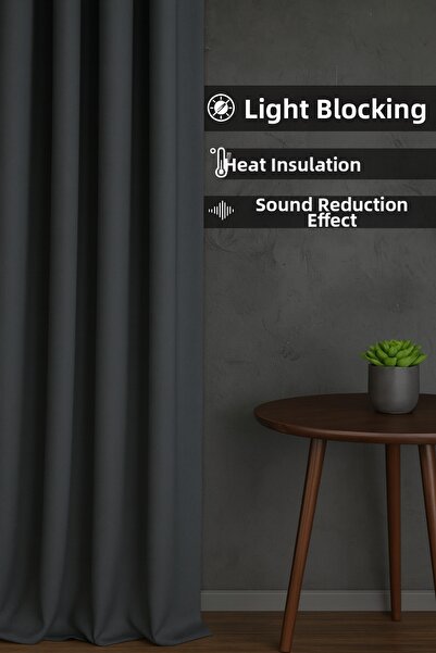 SHY TEKSTİL ستارة تعتيم عازلة للضوء، قماش منسدل، حاجب لضوء النهار، مظهر أنيق