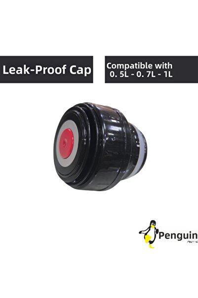 Penguen غطاء ترمس طعام - قطع غيار متوافقة مع ترمس 0.5 لتر، 0.7 لتر، و1 لتر