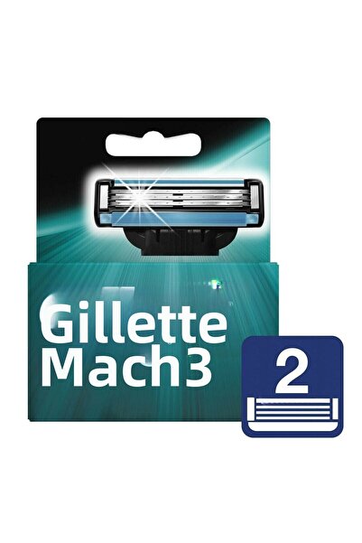 Gillette Mach3 Replacement Razor Blades 2-Pack