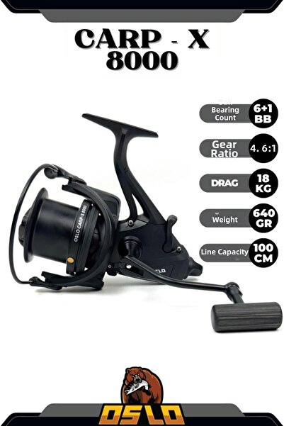 Oslo ماكينة صيد السمك كارب-إكس 8000 بيت رانر لصيد سمك السازان