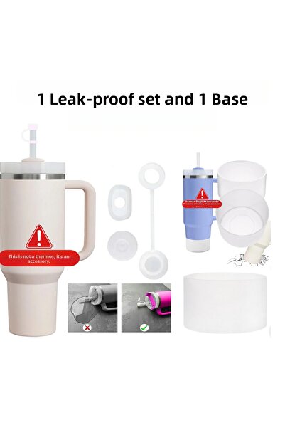 Kelira Thermos Quencher Thermos Leak-Proof Set and Protective Silicone Insole...