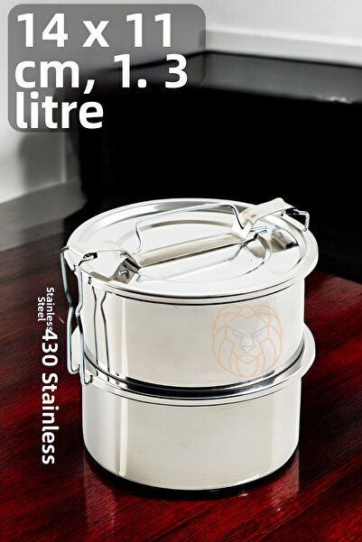 Transformacion حاوية طعام من الفولاذ المقاوم للانفجار مقاس 14 سم وسعة 1.3 لتر...