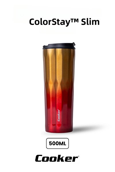 Cooker 0.50 Lt Colorstay ™   Slim Stainless Steel Thermos Camping Office Picn...