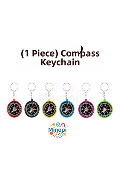 Minopi 1 buc. busolă breloc din plastic colorat busolă mică pentru experiment...