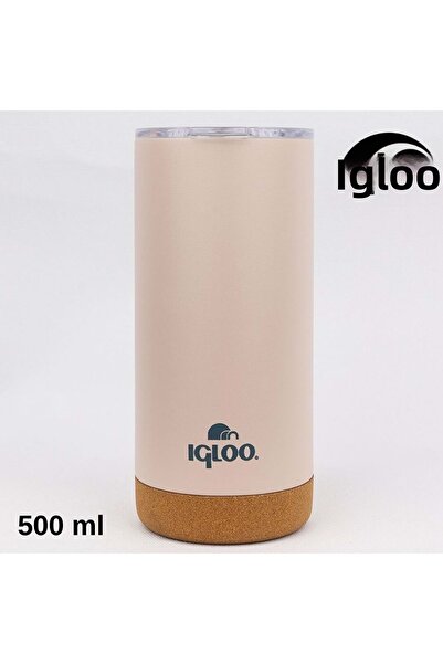 IGLOO Cork Mug 500ml Thermos Mug Cup Flask Beige