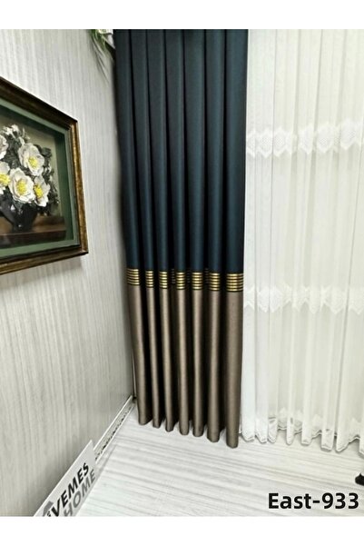 NİVEMESHOME Nivemeshome Eastern Emerald Green - Gold Ft671536 V-933 1/3 Close...