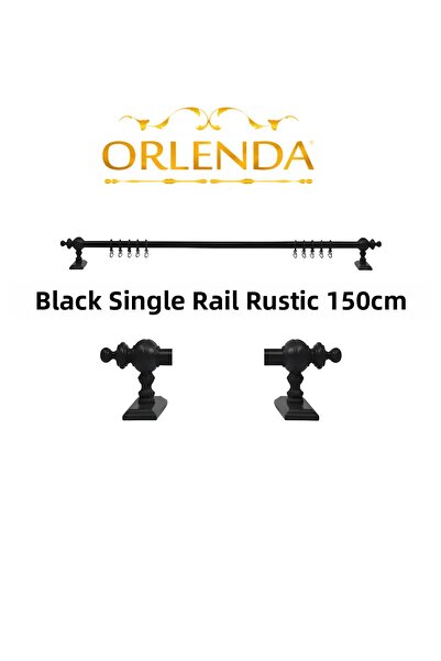 Orlenda Umeraș pentru perdea rustică din țeavă de aluminiu cu cap din lemn și...