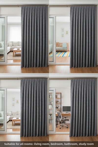 Madame Dower Cortina de fundal gri cu pompon nordic 1x3 pliată |   Salon |   ...