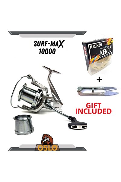 Oslo Surf Max 10000 Rola de pescuit cu fir înfășurat (cu cap de rezervă)